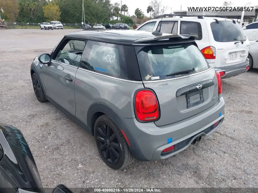 WMWXP7C50F2A58567 2015 Mini Hardtop Cooper S