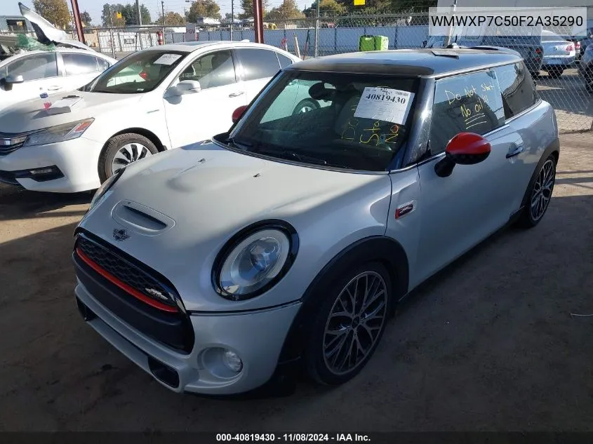 2015 Mini Hardtop Cooper S VIN: WMWXP7C50F2A35290 Lot: 40819430