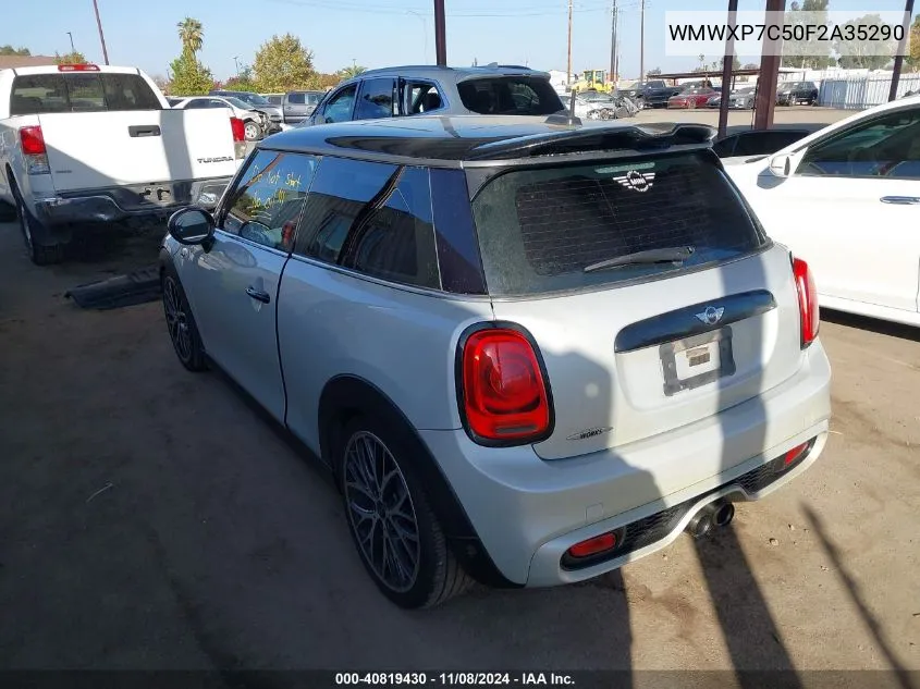 2015 Mini Hardtop Cooper S VIN: WMWXP7C50F2A35290 Lot: 40819430