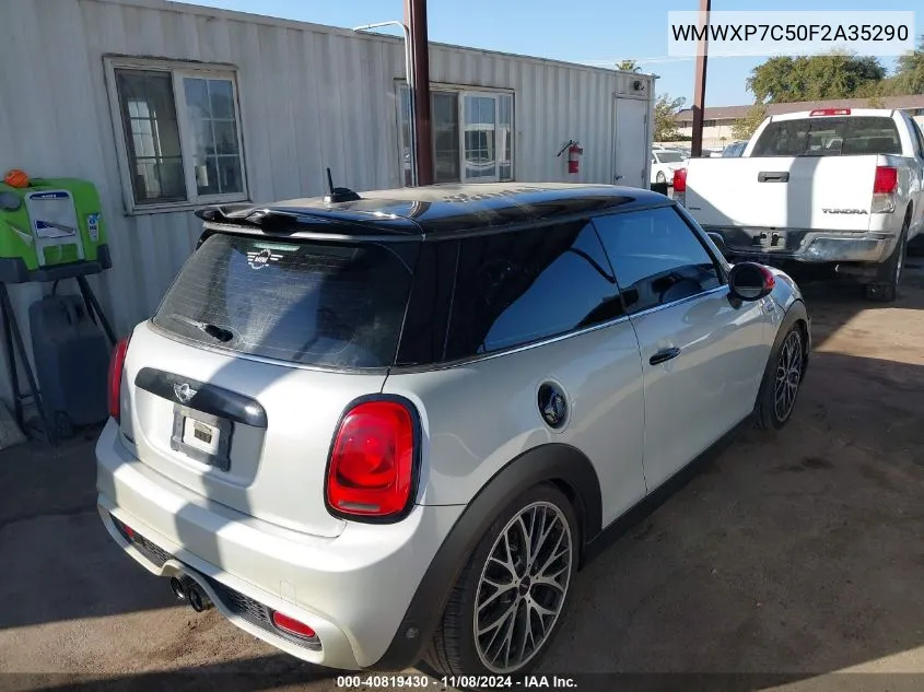 2015 Mini Hardtop Cooper S VIN: WMWXP7C50F2A35290 Lot: 40819430