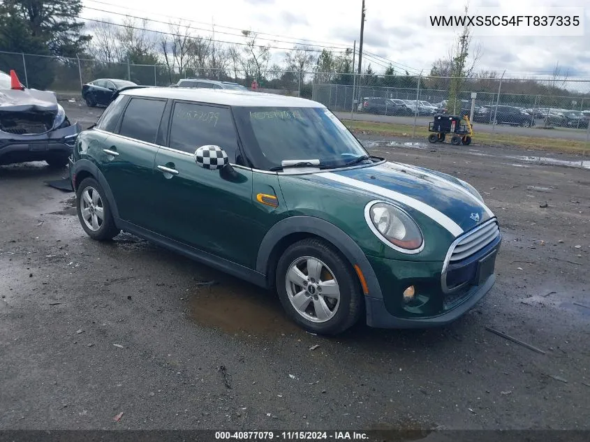 2015 Mini Hardtop Cooper VIN: WMWXS5C54FT837335 Lot: 40877079