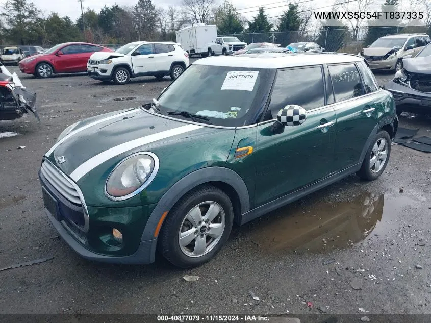 2015 Mini Hardtop Cooper VIN: WMWXS5C54FT837335 Lot: 40877079