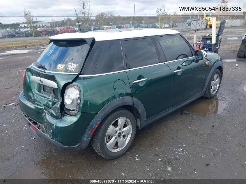 2015 Mini Hardtop Cooper VIN: WMWXS5C54FT837335 Lot: 40877079