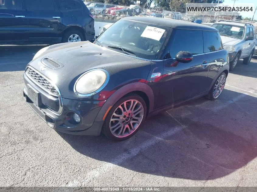 2015 Mini Hardtop Cooper S VIN: WMWXP7C54F2A35454 Lot: 40879349