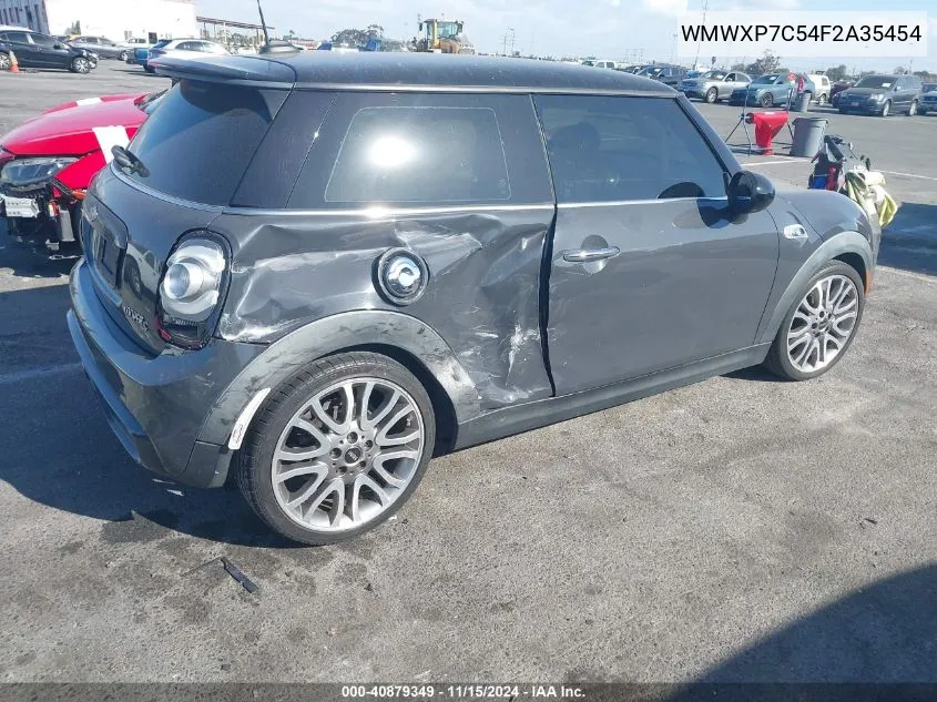 2015 Mini Hardtop Cooper S VIN: WMWXP7C54F2A35454 Lot: 40879349