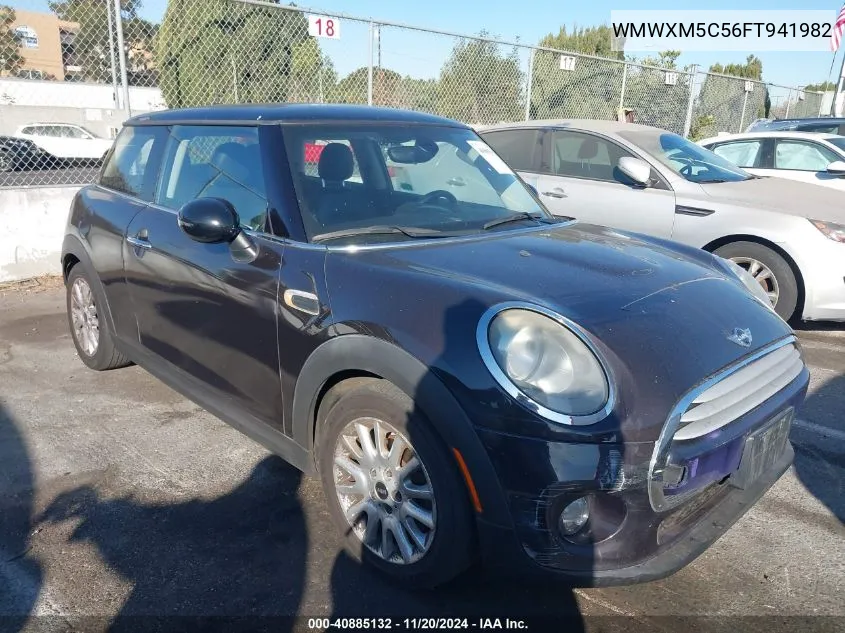 2015 Mini Hardtop Cooper VIN: WMWXM5C56FT941982 Lot: 40885132