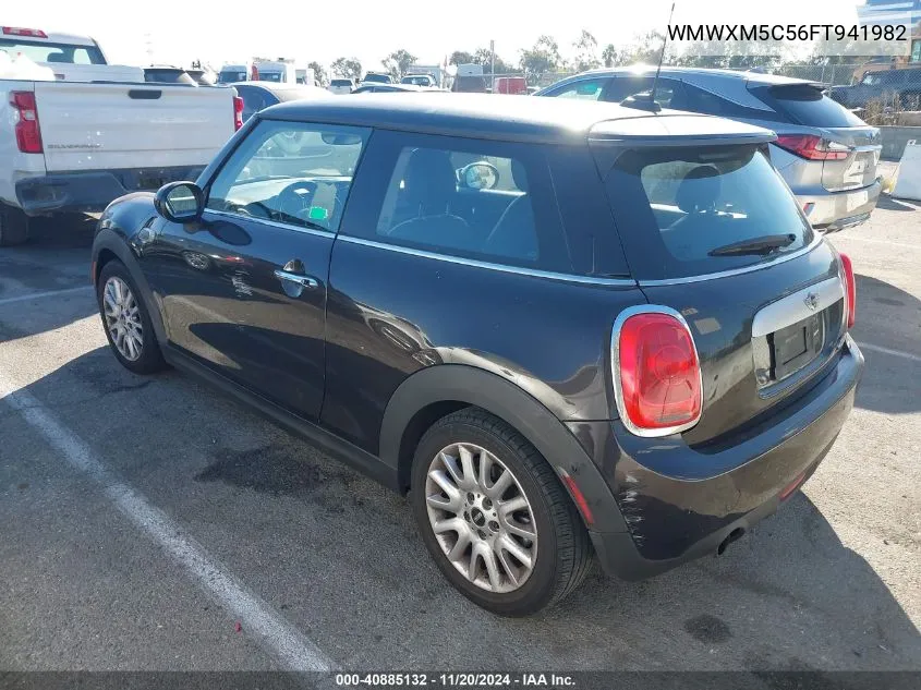 2015 Mini Hardtop Cooper VIN: WMWXM5C56FT941982 Lot: 40885132