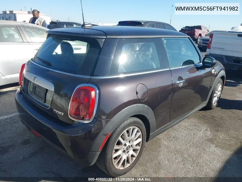 2015 Mini Hardtop Cooper VIN: WMWXM5C56FT941982 Lot: 40885132