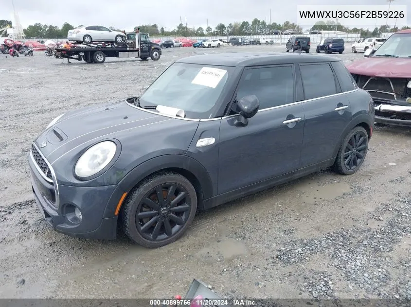 2015 Mini Hardtop Cooper S VIN: WMWXU3C56F2B59226 Lot: 40899766