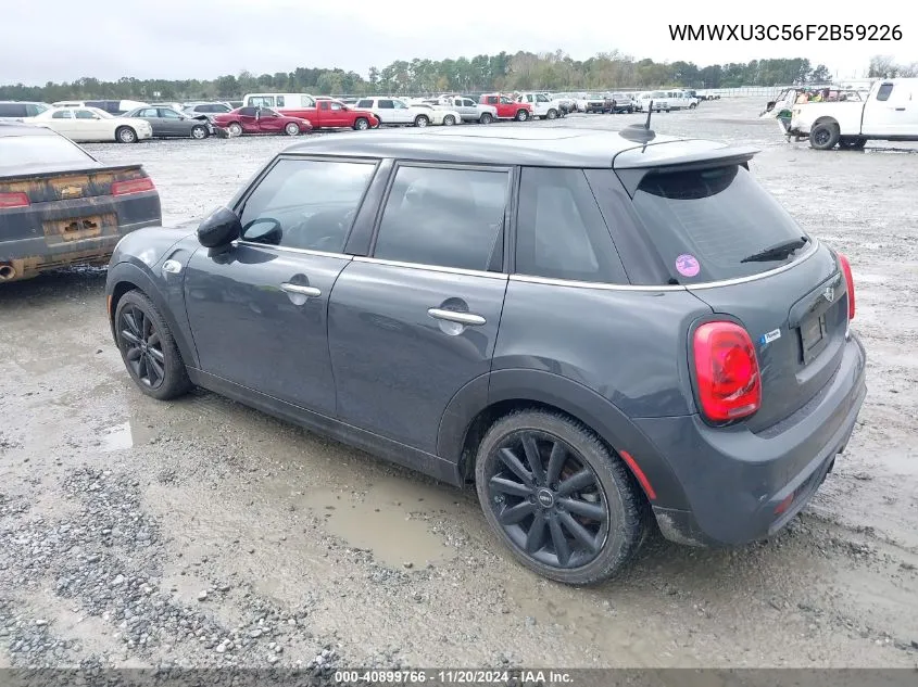 2015 Mini Hardtop Cooper S VIN: WMWXU3C56F2B59226 Lot: 40899766