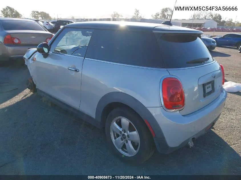 2015 Mini Hardtop Cooper VIN: WMWXM5C54F3A56666 Lot: 40905673