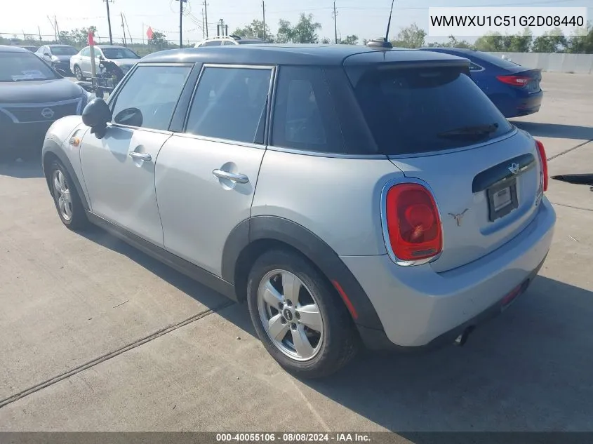 2016 Mini Hardtop Cooper VIN: WMWXU1C51G2D08440 Lot: 40055106