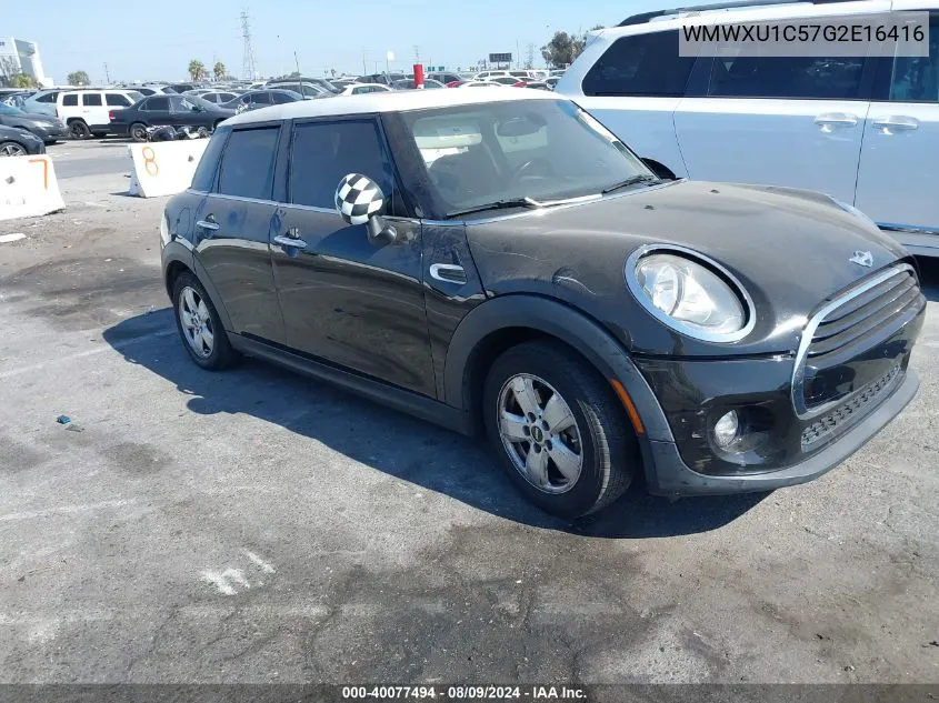 2016 Mini Hardtop Cooper VIN: WMWXU1C57G2E16416 Lot: 40077494