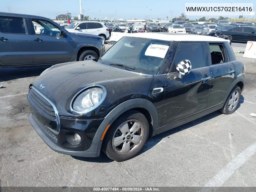 2016 Mini Hardtop Cooper VIN: WMWXU1C57G2E16416 Lot: 40077494