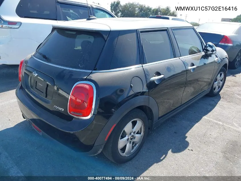 2016 Mini Hardtop Cooper VIN: WMWXU1C57G2E16416 Lot: 40077494