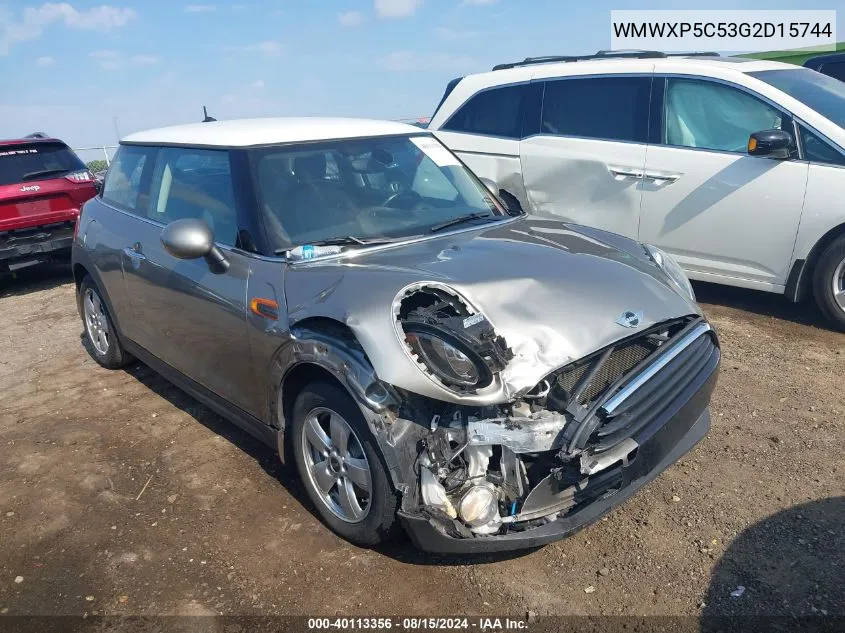 WMWXP5C53G2D15744 2016 Mini Hardtop Cooper