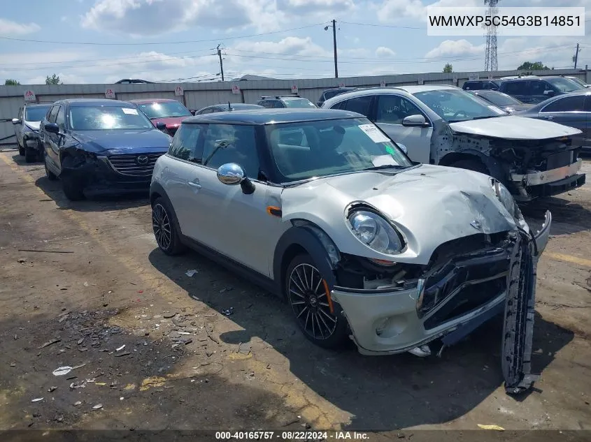 2016 Mini Hardtop Cooper VIN: WMWXP5C54G3B14851 Lot: 40165757