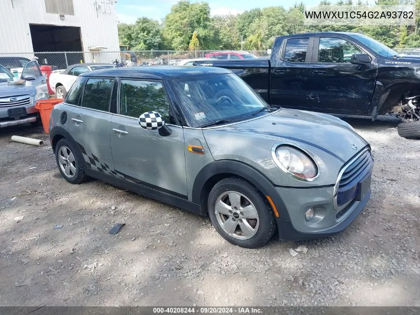 2016 Mini Hardtop Cooper VIN: WMWXU1C54G2A93782 Lot: 40208244