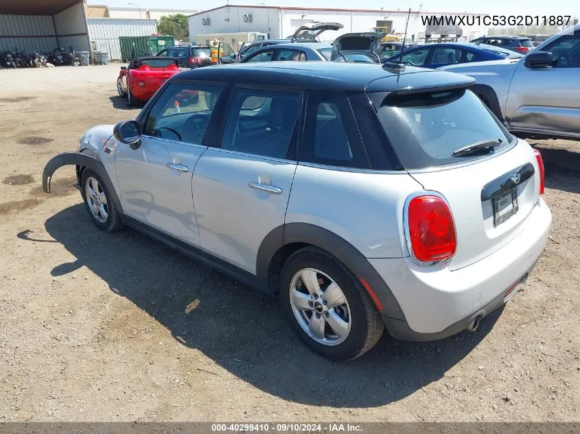 2016 Mini Hardtop Cooper VIN: WMWXU1C53G2D11887 Lot: 40299410