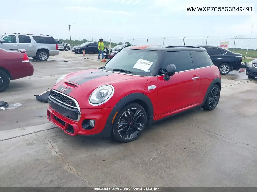 2016 Mini Hardtop Cooper S VIN: WMWXP7C55G3B49491 Lot: 40435429