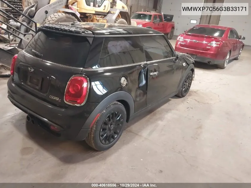 2016 Mini Hardtop Cooper S VIN: WMWXP7C56G3B33171 Lot: 40618556