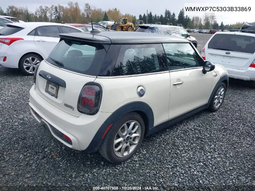 2016 Mini Hardtop Cooper S VIN: WMWXP7C53G3B33869 Lot: 40707958