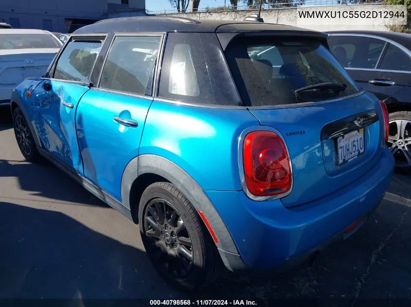 2016 Mini Hardtop Cooper VIN: WMWXU1C55G2D12944 Lot: 40798568