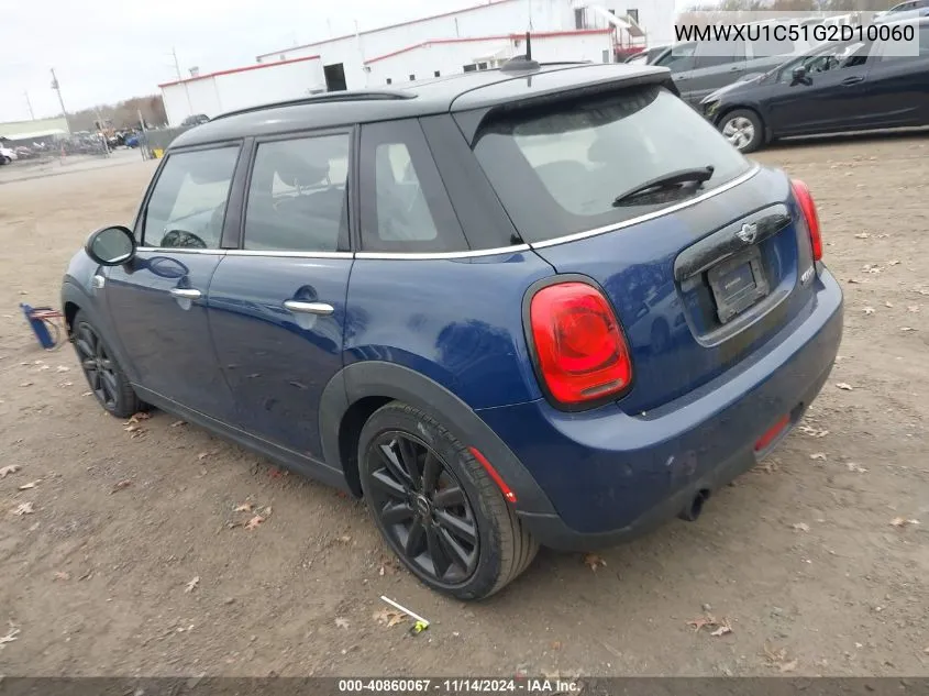 2016 Mini Hardtop Cooper VIN: WMWXU1C51G2D10060 Lot: 40860067