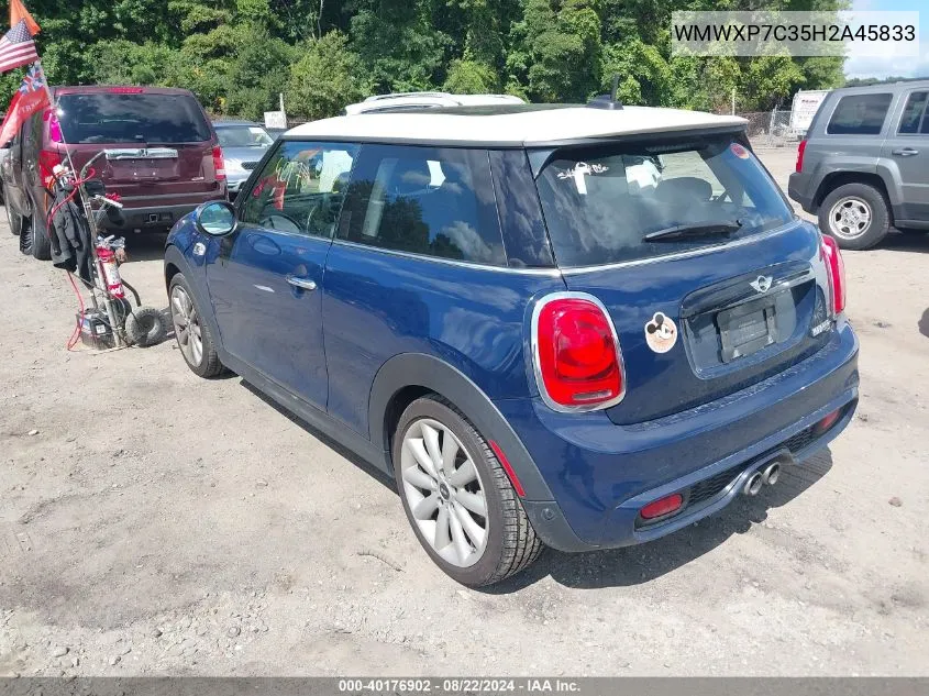 WMWXP7C35H2A45833 2017 Mini Hardtop Cooper S