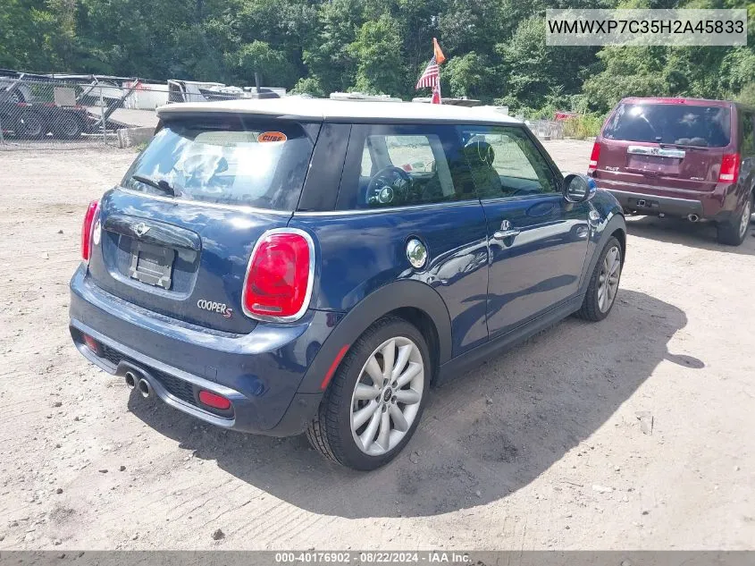 WMWXP7C35H2A45833 2017 Mini Hardtop Cooper S