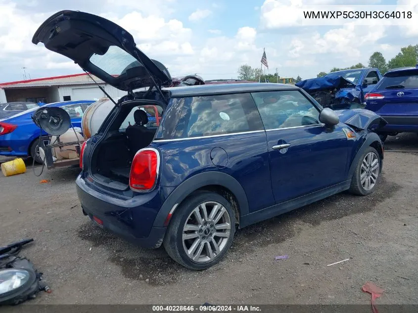 WMWXP5C30H3C64018 2017 Mini Hardtop Cooper