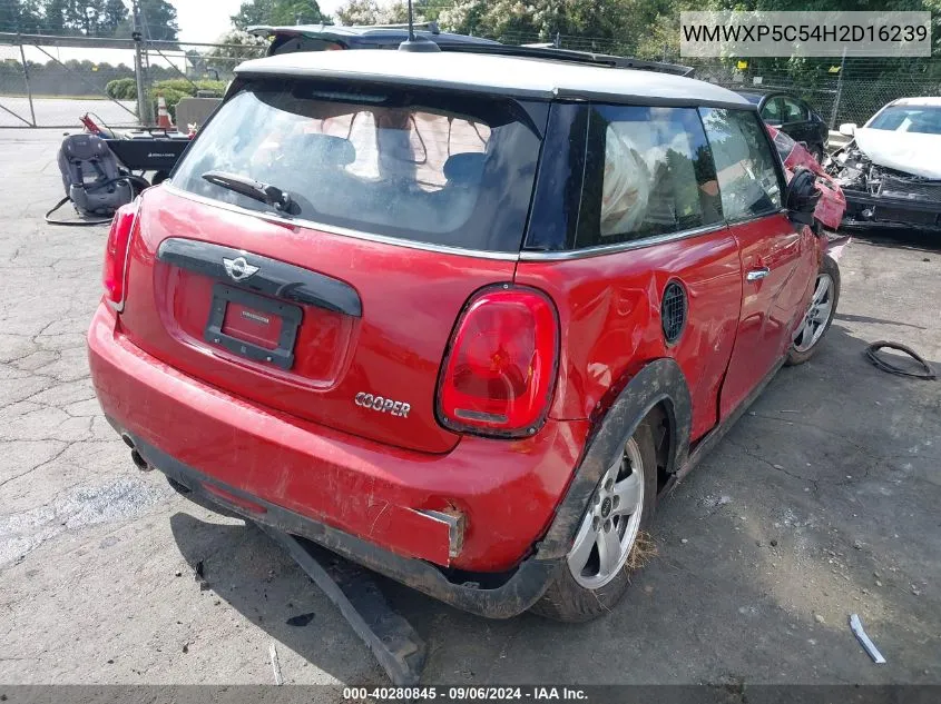 WMWXP5C54H2D16239 2017 Mini Hardtop Cooper