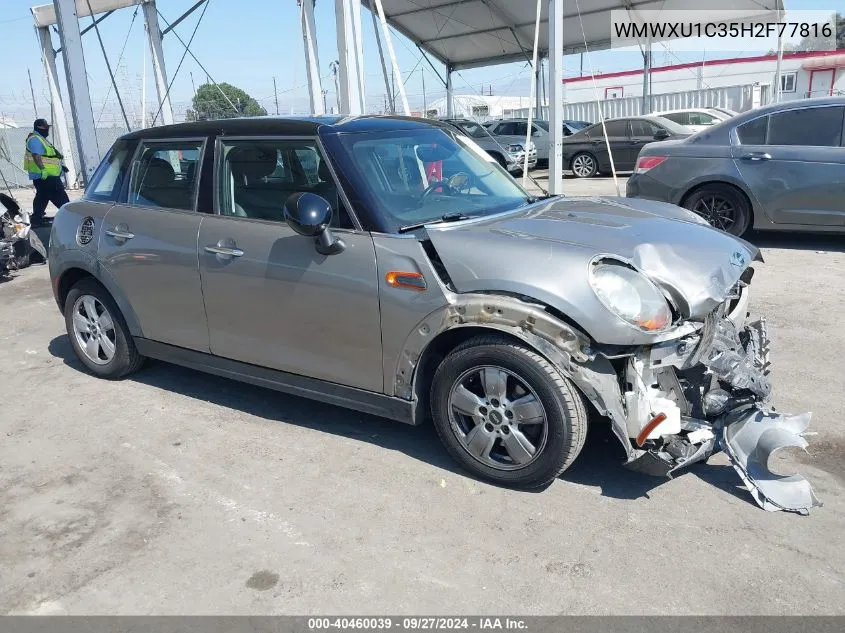 WMWXU1C35H2F77816 2017 Mini Hardtop Cooper