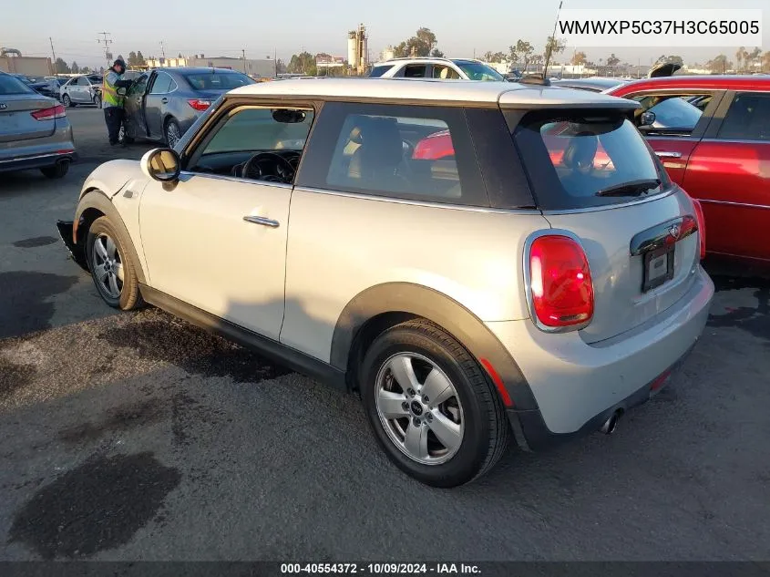 2017 Mini Hardtop VIN: WMWXP5C37H3C65005 Lot: 40554372