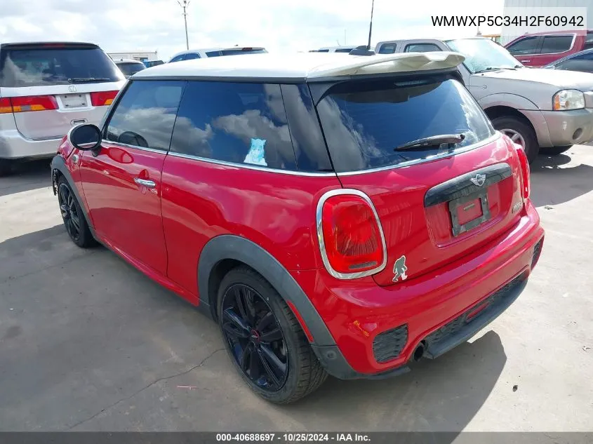 2017 Mini Hardtop Cooper VIN: WMWXP5C34H2F60942 Lot: 40688697