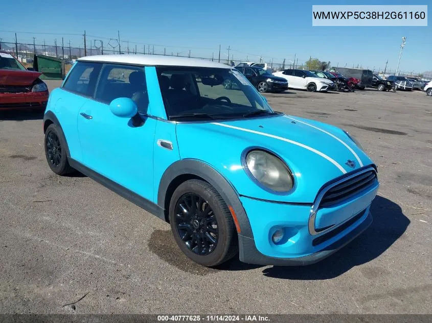 2017 Mini Hardtop Cooper VIN: WMWXP5C38H2G61160 Lot: 40777625