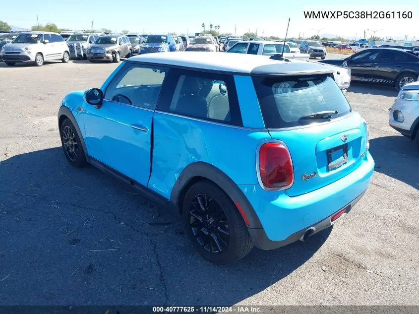 2017 Mini Hardtop Cooper VIN: WMWXP5C38H2G61160 Lot: 40777625