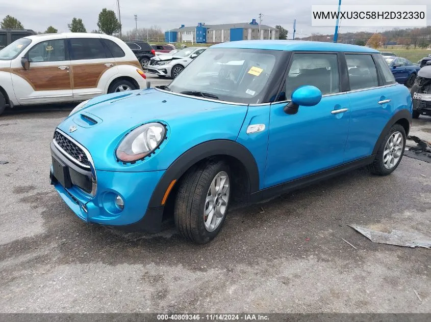 2017 Mini Hardtop Cooper S VIN: WMWXU3C58H2D32330 Lot: 40809346