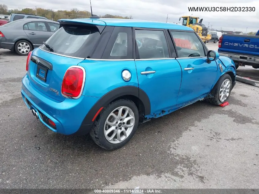 2017 Mini Hardtop Cooper S VIN: WMWXU3C58H2D32330 Lot: 40809346