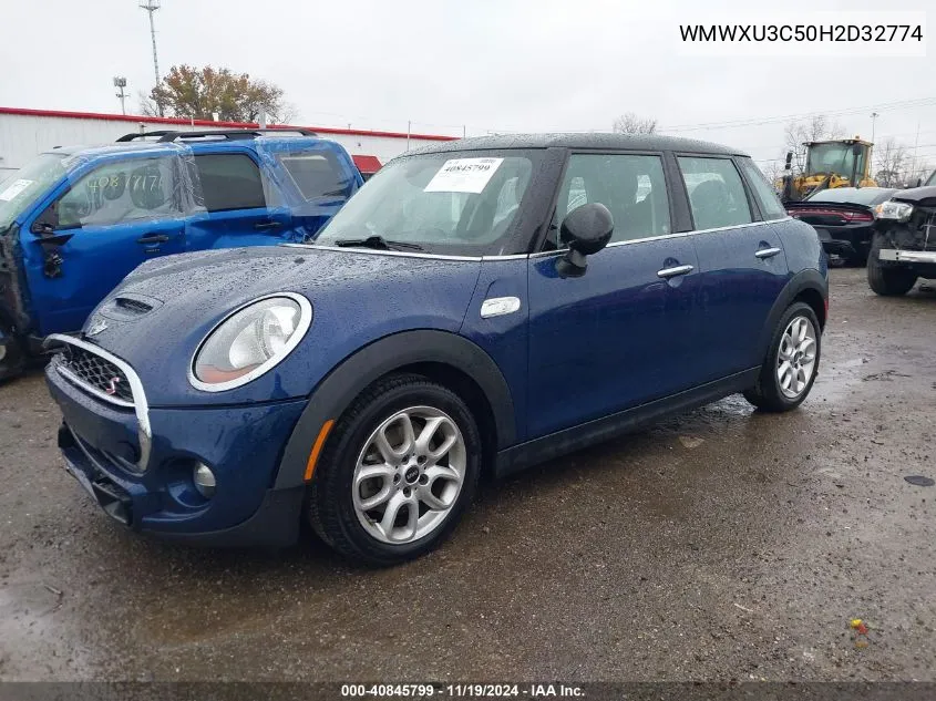 2017 Mini Hardtop Cooper S VIN: WMWXU3C50H2D32774 Lot: 40845799