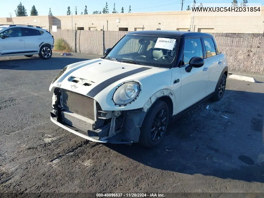 2017 Mini Hardtop Cooper S VIN: WMWXU3C54H2D31854 Lot: 40896537