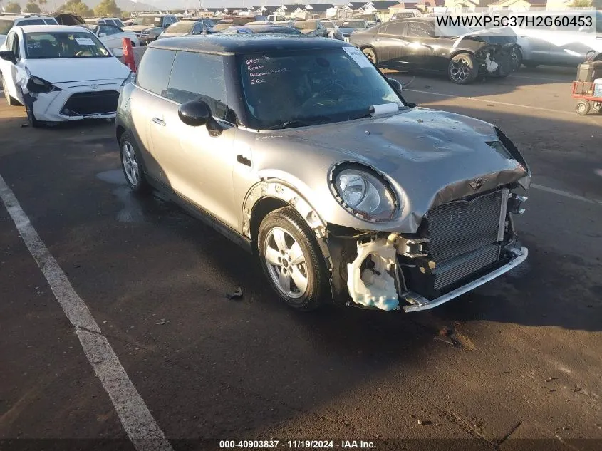 2017 Mini Hardtop Cooper VIN: WMWXP5C37H2G60453 Lot: 40903837