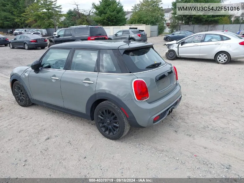 2018 Mini Hardtop Cooper S VIN: WMWXU3C54J2F51016 Lot: 40370719