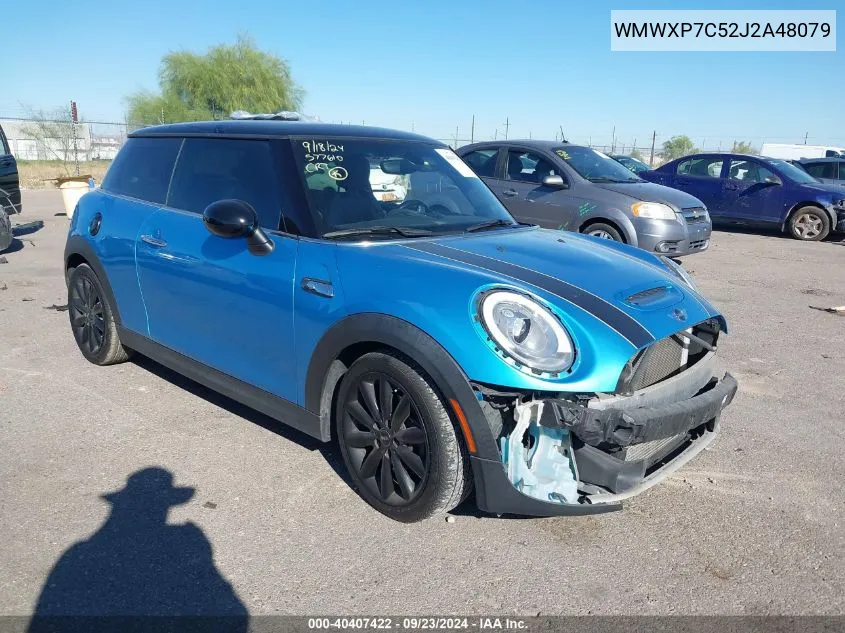 2018 Mini Hardtop Cooper S VIN: WMWXP7C52J2A48079 Lot: 40407422