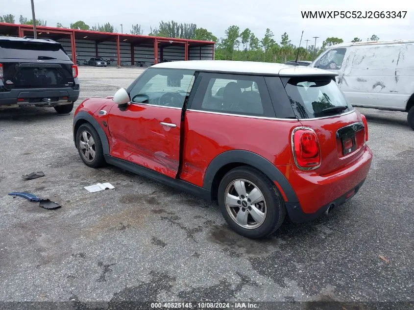 2018 Mini Hardtop Cooper/Oxford Edition VIN: WMWXP5C52J2G63347 Lot: 40525145