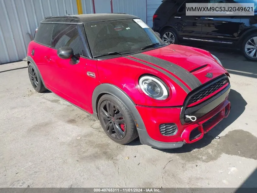 2018 Mini Hardtop John Cooper Works VIN: WMWXM9C53J2G49621 Lot: 40765311