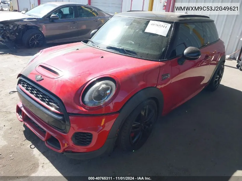 2018 Mini Hardtop John Cooper Works VIN: WMWXM9C53J2G49621 Lot: 40765311