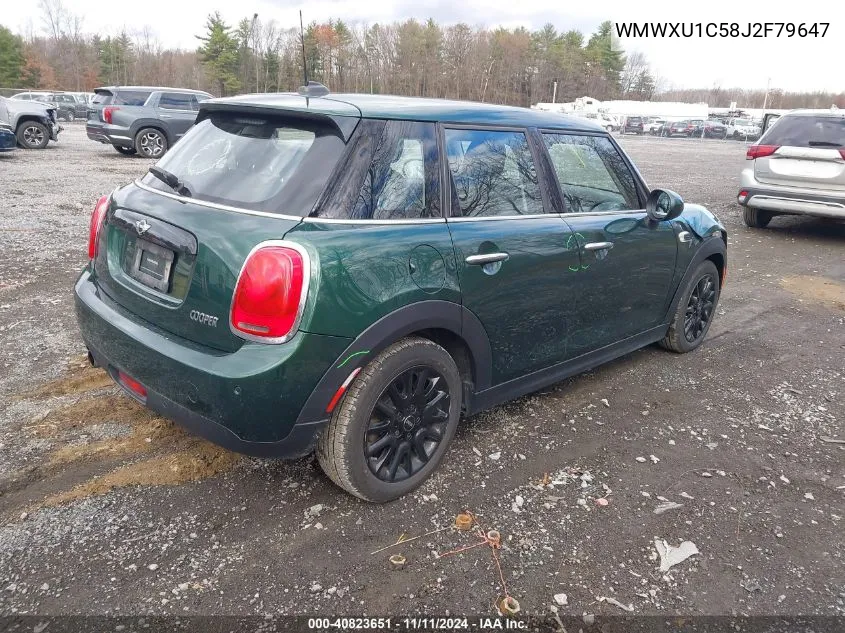 2018 Mini Hardtop Cooper VIN: WMWXU1C58J2F79647 Lot: 40823651