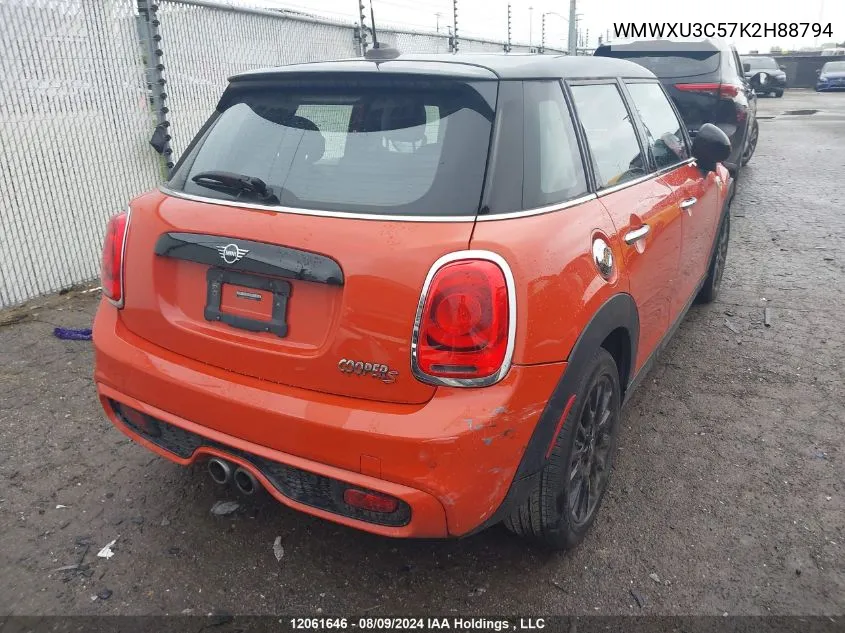 2019 Mini 5 Door VIN: WMWXU3C57K2H88794 Lot: 12061646