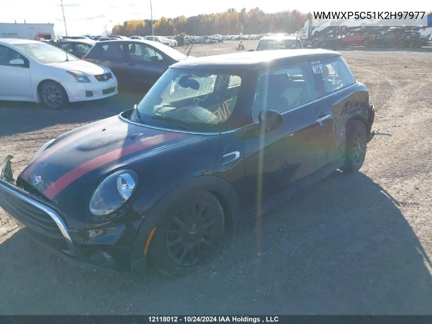 2019 Mini 3 Door VIN: WMWXP5C51K2H97977 Lot: 12118012